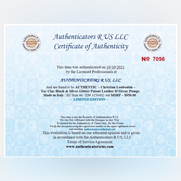Authentic Christian Louboutin Tac Clac Glitter D’Orsay Heels – Limited Edition - Picture 13 of 13